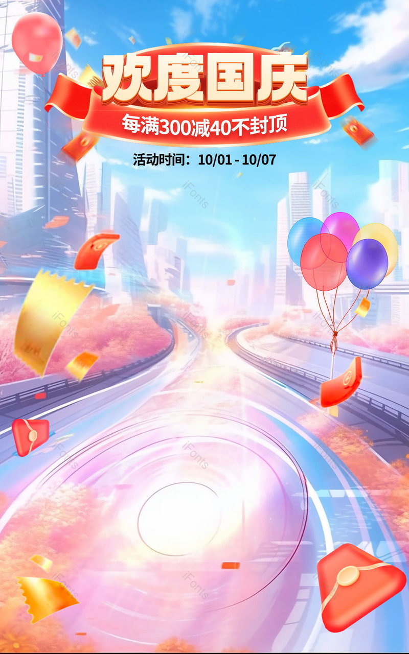 电商海报国庆节狂欢大促数码家电无线海报设计,设计模板,设计模板大全,设计模板下载